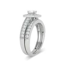 Load image into Gallery viewer, 14K 0.68ct Diamond Bridal Ring