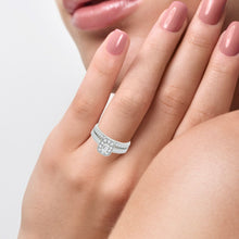 Load image into Gallery viewer, 14K 0.68ct Diamond Bridal Ring