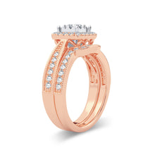 Cargar imagen en el visor de la galería, 14K 0.75ct Diamond Bridal Ring