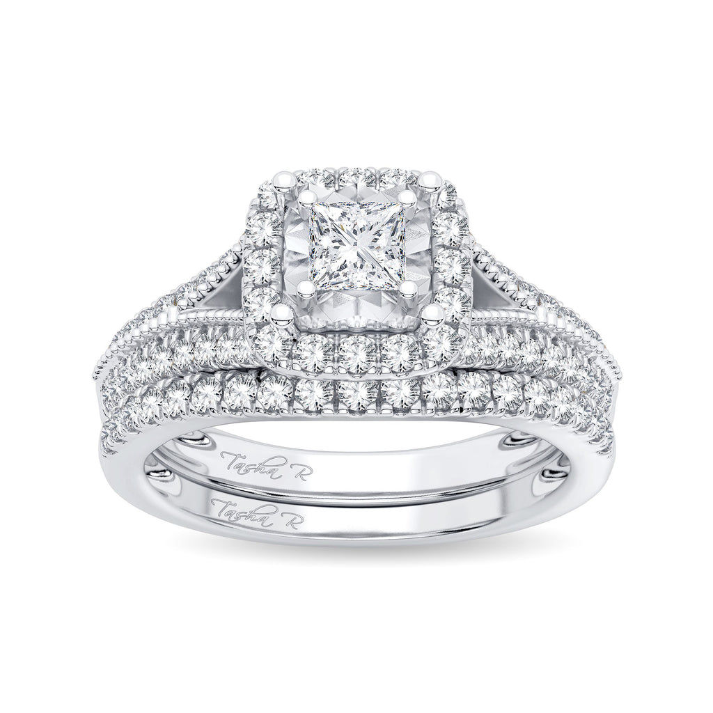 14K 0.75ct Diamond Bridal Ring