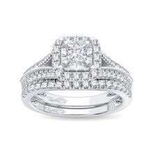 Load image into Gallery viewer, 14K 0.75ct Diamond Bridal Ring