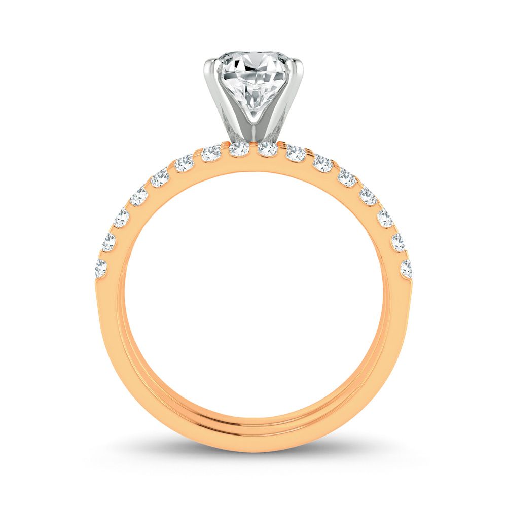 14K 0.50ct Diamond Semi Mount