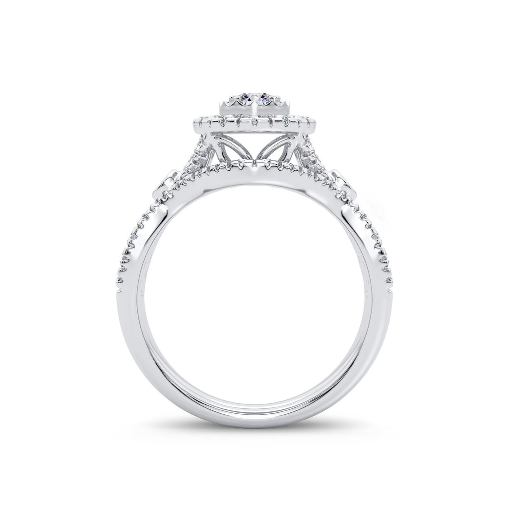 14K 1.00CT Diamond Bridal Ring