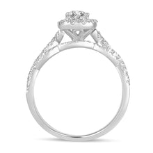 Cargar imagen en el visor de la galería, 14K 1.00CT DIAMOND BRIDALRING