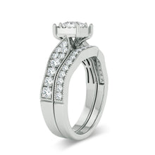 Load image into Gallery viewer, 14K 0.90ct Diamond Bridal Ring