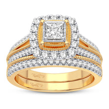 Cargar imagen en el visor de la galería, 14K 0.62CT Diamond Bridal Ring