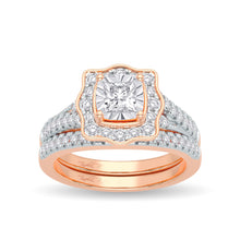 Cargar imagen en el visor de la galería, 14K 0.62CT Diamond Bridal Ring