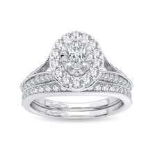 Cargar imagen en el visor de la galería, 14K 1.00CT Diamond Bridal Ring