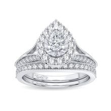 Cargar imagen en el visor de la galería, 14K 0.96CT Diamond Bridal Ring