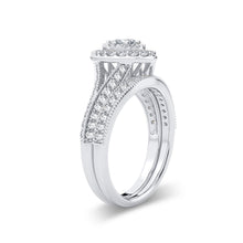 Cargar imagen en el visor de la galería, 14K 0.96CT Diamond Bridal Ring