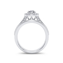 Cargar imagen en el visor de la galería, 14K 0.96CT Diamond Bridal Ring