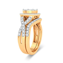 Load image into Gallery viewer, 14K 1.00ct Diamond Bridal Ring