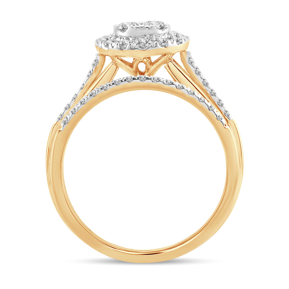 14K 0.62CT Diamond  BRiDAL RING