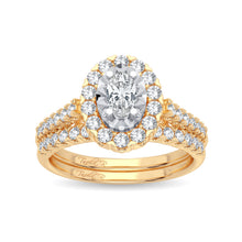 Cargar imagen en el visor de la galería, 14K 1.00CT Diamond Bridal Ring