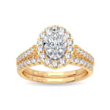 14K 1.00CT Diamond Bridal Ring