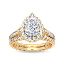 Cargar imagen en el visor de la galería, 14K 1.05CT Diamond Bridal Ring