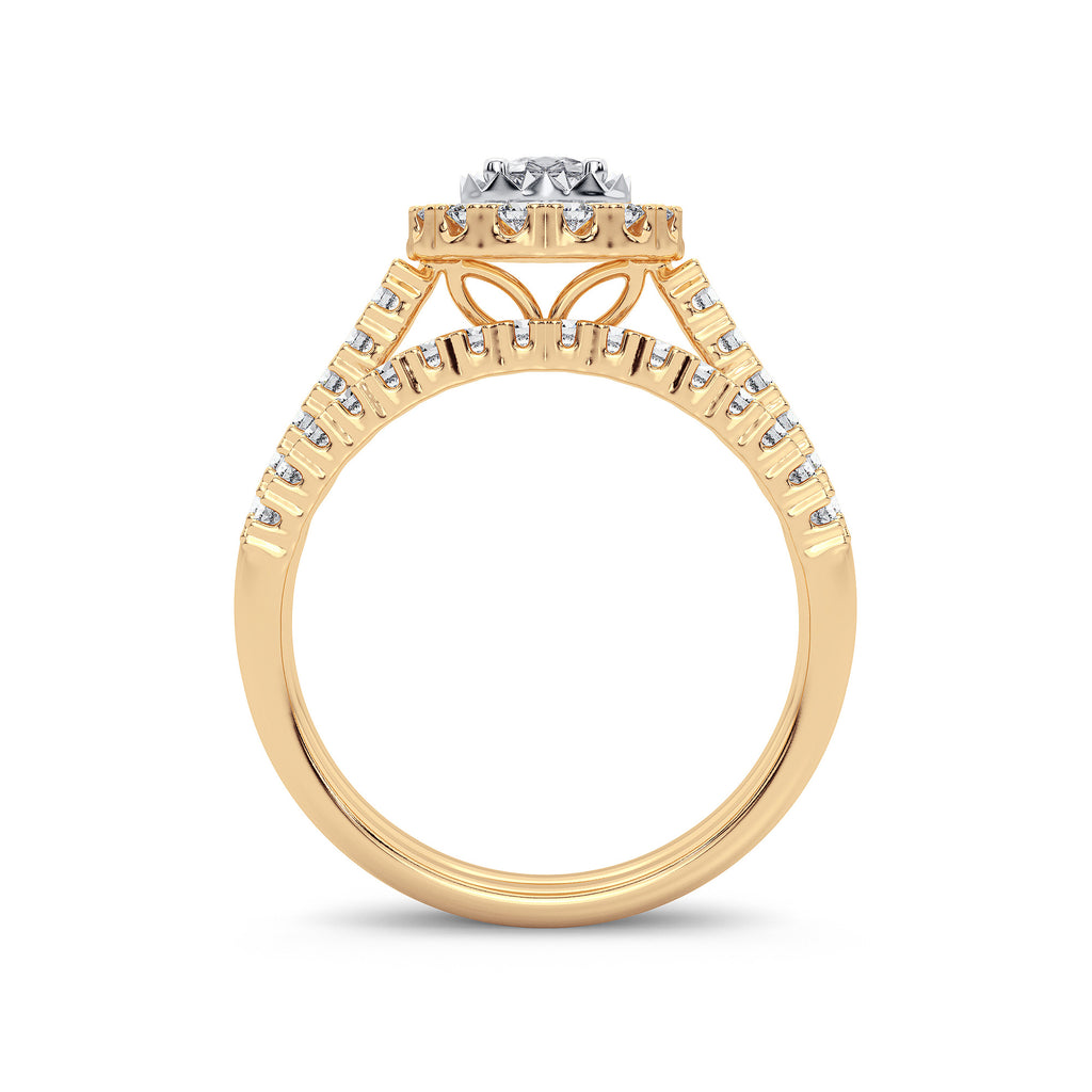 14K 1.05CT Diamond Bridal Ring