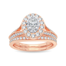 Cargar imagen en el visor de la galería, 14K 1.00CT Diamond Bridal Ring