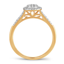 Cargar imagen en el visor de la galería, 14K 0.33CT Diamond ring