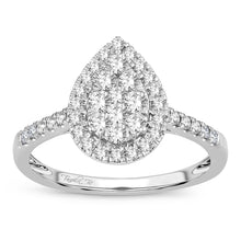 Cargar imagen en el visor de la galería, 14K 0.50CT Diamond ring