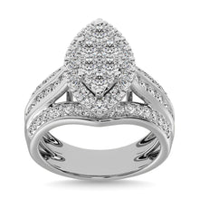 Cargar imagen en el visor de la galería, 10K White Gold 1 1/2 Ct.Tw. Diamond Engagement Ring