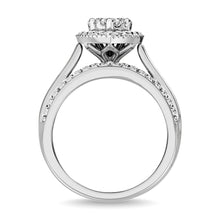 Cargar imagen en el visor de la galería, 10K White Gold 1 1/2 Ct.Tw. Diamond Engagement Ring