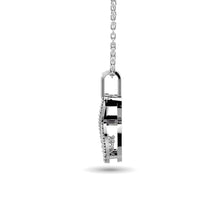 Load image into Gallery viewer, Diamond Shimmering Infinity Pendant 1/50 ct tw in Sterling Silver