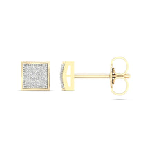 Cargar imagen en el visor de la galería, 10K 0.10CT Diamond Earring