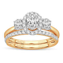 Load image into Gallery viewer, 14K 1.20CT Diamond BRIDAL RING