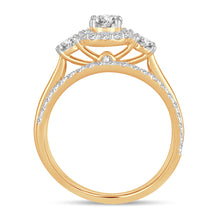 Cargar imagen en el visor de la galería, 14K 1.20CT Diamond BRIDAL RING