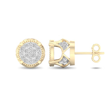 Load image into Gallery viewer, 10K 0.15CT Diamond Earring