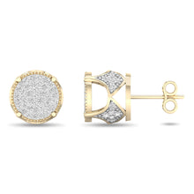 Cargar imagen en el visor de la galería, 10K 0.33CT Diamond Earring