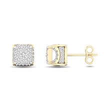 Cargar imagen en el visor de la galería, 10K 0.50CT Diamond Earring