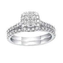 Cargar imagen en el visor de la galería, Lovecuts 14K White Gold 1 1/2 Ct.Tw. Diamond Bridal Ring