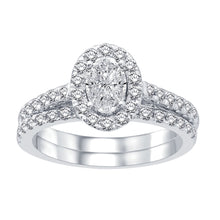 Cargar imagen en el visor de la galería, Lovecuts 14K White Gold 1 1/2 Ct.Tw. Diamond Bridal Ring