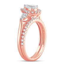 Load image into Gallery viewer, 14K 1.20CT Diamond BRIDAL RING