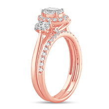 Load image into Gallery viewer, 14K 1.20CT Diamond BRIDAL RING