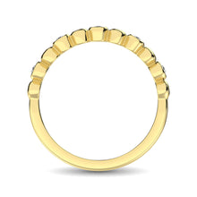 Cargar imagen en el visor de la galería, 14K Yellow Gold 1/20 Ct.Tw.Diamond Stackable Band