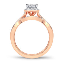 Cargar imagen en el visor de la galería, 10K 0.61CT Diamond Bridal Ring