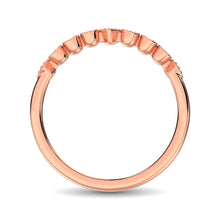 Load image into Gallery viewer, 14K Rose Gold 1/20 Ct.Tw. Diamond Stackable Band