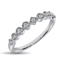 Cargar imagen en el visor de la galería, 14K White Gold 1/20 Ct.Tw. Diamond Stackable Band