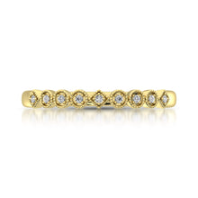 Load image into Gallery viewer, 14K Yellow Gold 1/20 Ct.Tw. Diamond Stackable Band