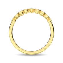 Cargar imagen en el visor de la galería, 14K Yellow Gold 1/20 Ct.Tw. Diamond Stackable Band