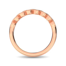 Load image into Gallery viewer, 14K Rose Gold 1/10 Ct.Tw. Diamond Stackable Band