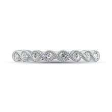 Load image into Gallery viewer, 14K White Gold 1/10 Ct.Tw. Diamond Stackable Band