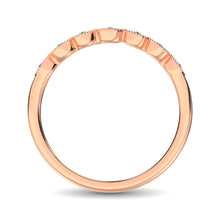 Load image into Gallery viewer, 14K Rose Gold 1/20 Ct.Tw. Diamond Stackable Band