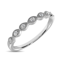 Cargar imagen en el visor de la galería, 14K White Gold 1/20 Ct.Tw. Diamond Stackable Band