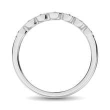 Cargar imagen en el visor de la galería, 14K White Gold 1/20 Ct.Tw. Diamond Stackable Band