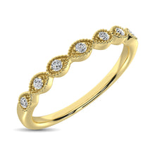 Cargar imagen en el visor de la galería, 14K Yellow Gold 1/20 Ct.Tw. Diamond Stackable Band