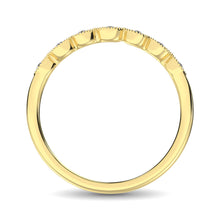 Cargar imagen en el visor de la galería, 14K Yellow Gold 1/20 Ct.Tw. Diamond Stackable Band